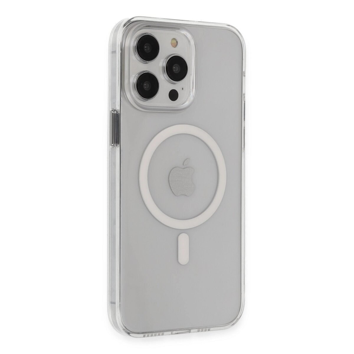 Apple İphone 15 Pro Max Kılıf Tron Şeffaf Magsafe Kapak - Şeffaf