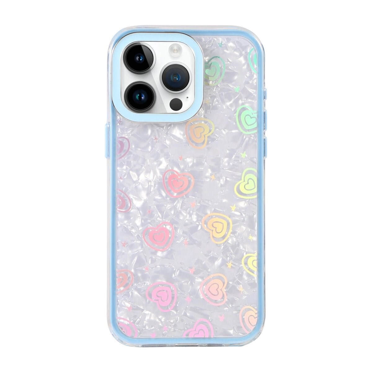 Apple İphone 15 Pro Max Lumi Desenli Kapak - Mavi