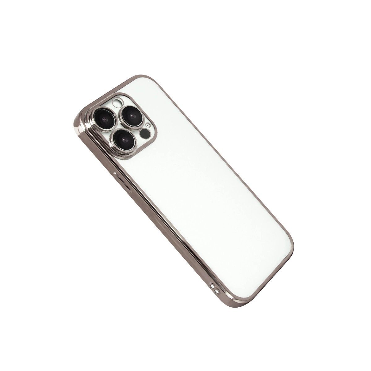 Apple İphone 15 Pro Max Razer Lensli Silikon - Titan Gri