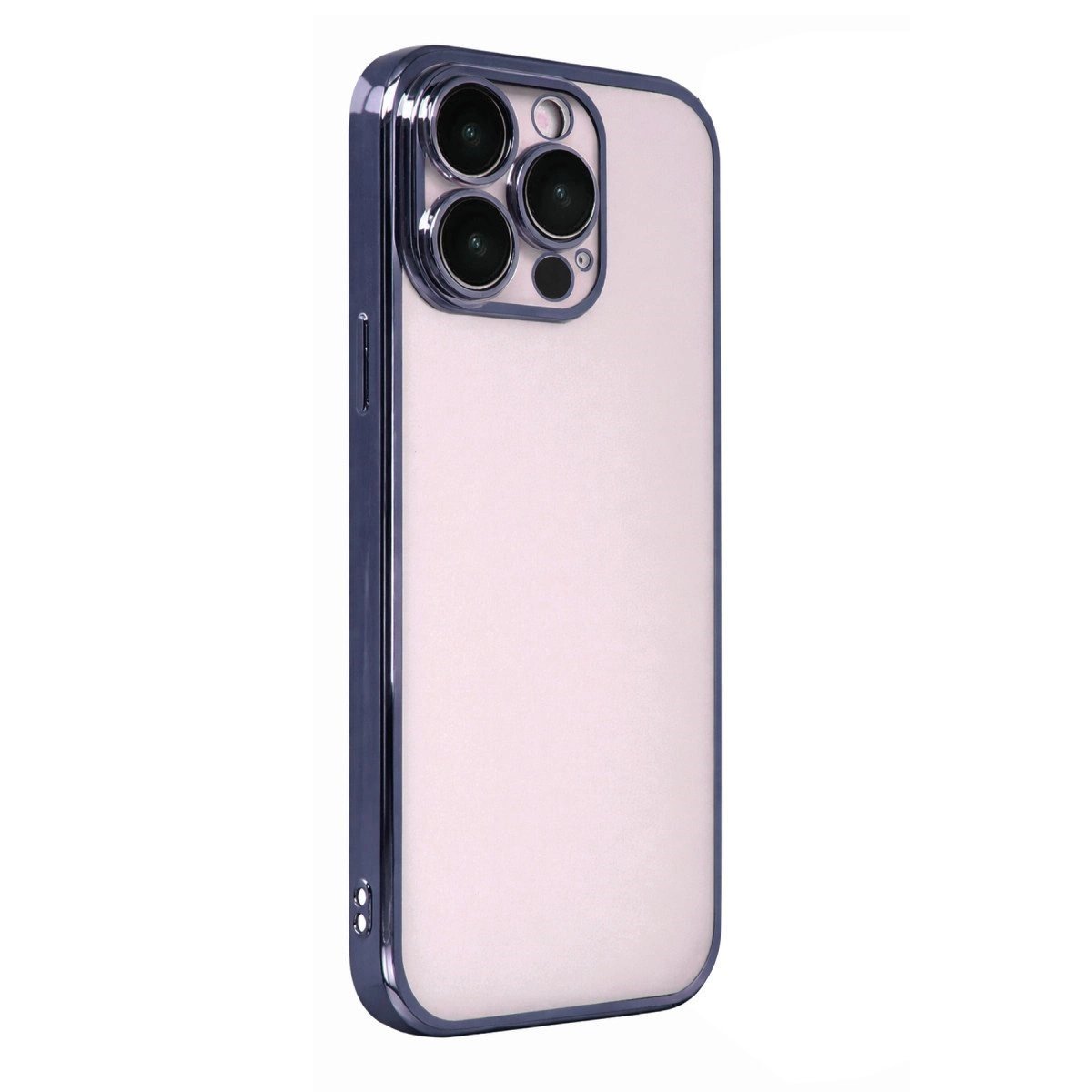 Apple İphone 15 Pro Max Razer Lensli Silikon - Lacivert