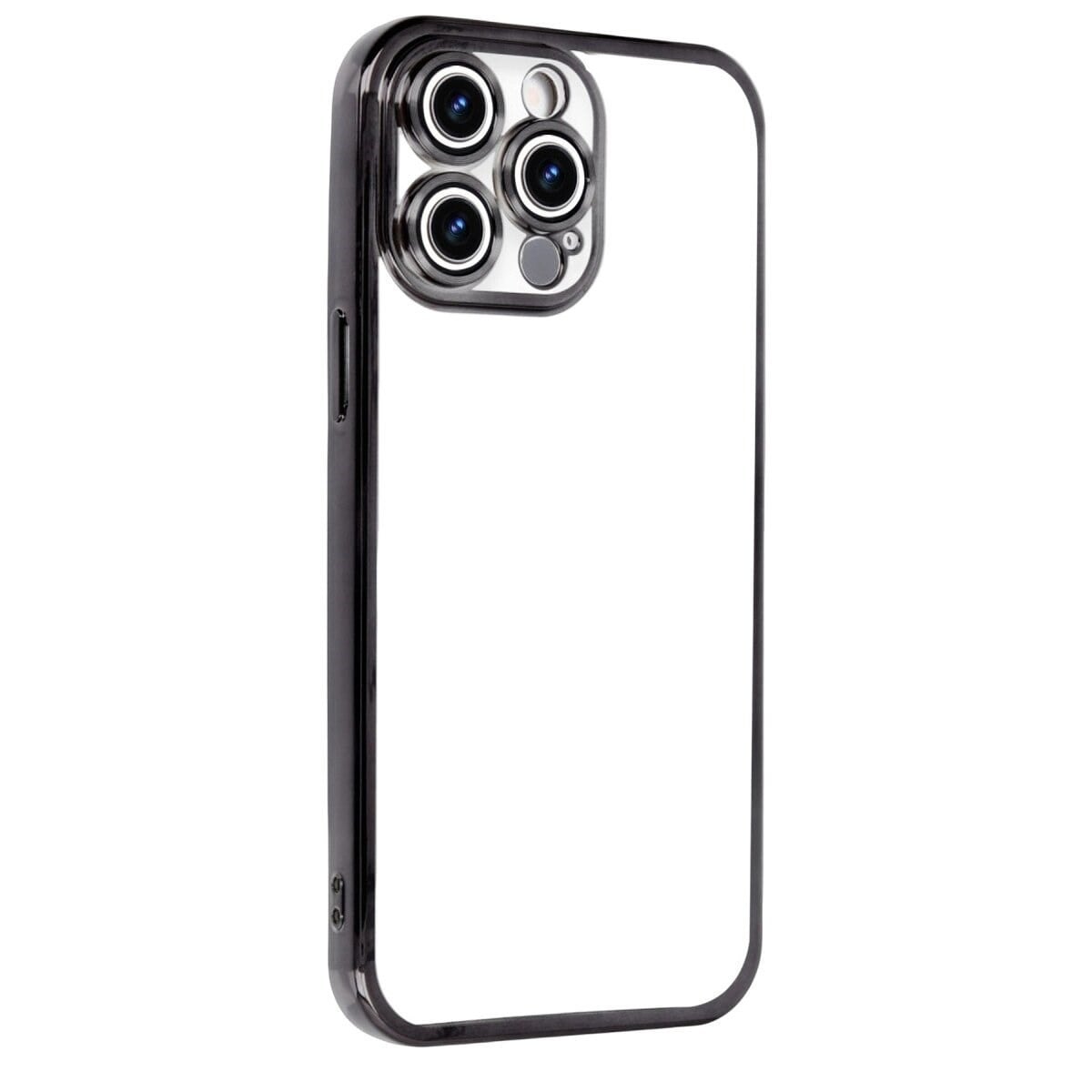 Apple İphone 15 Pro Max Razer Lensli Silikon - Siyah