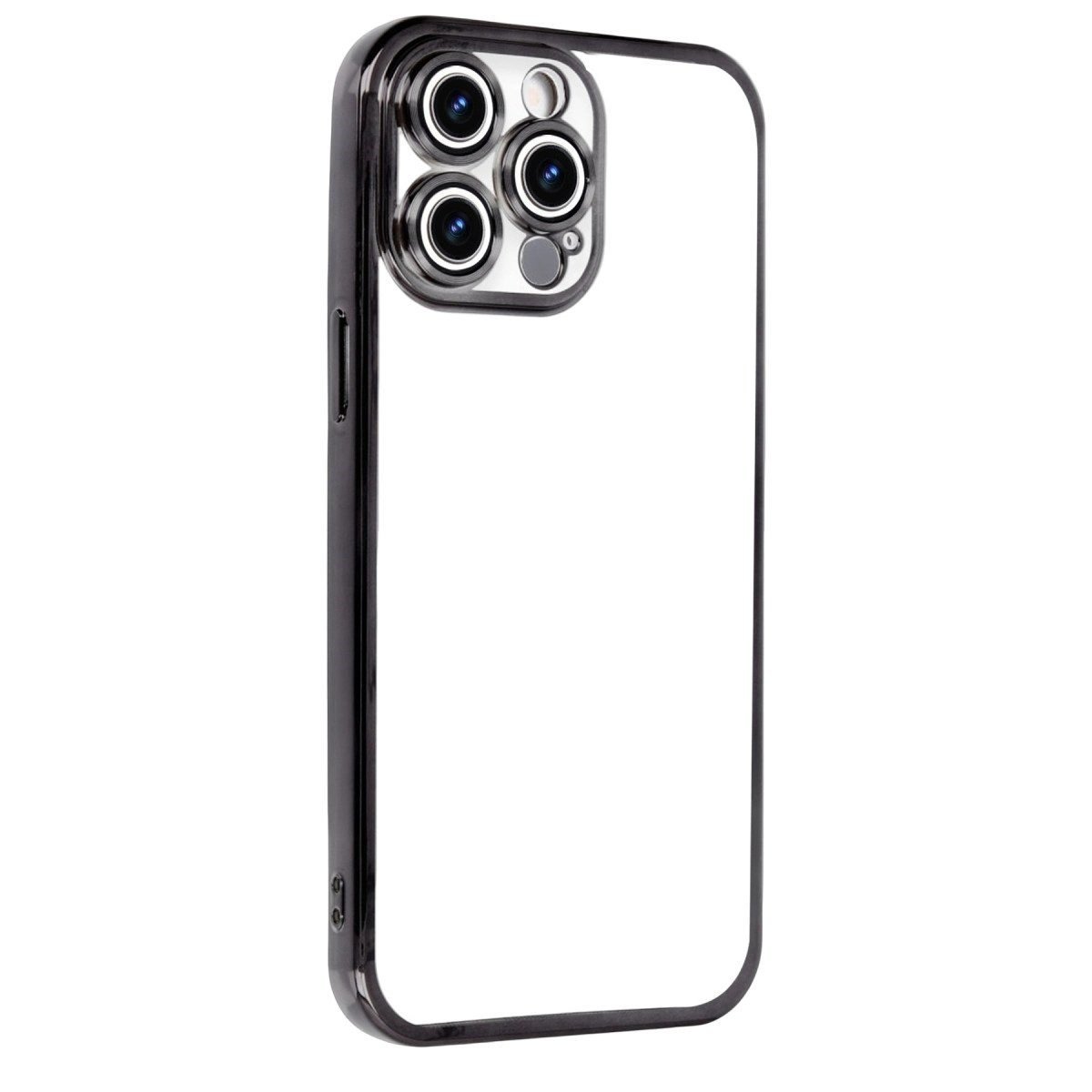 Apple İphone 15 Pro Max Razer Lensli Silikon - Siyah