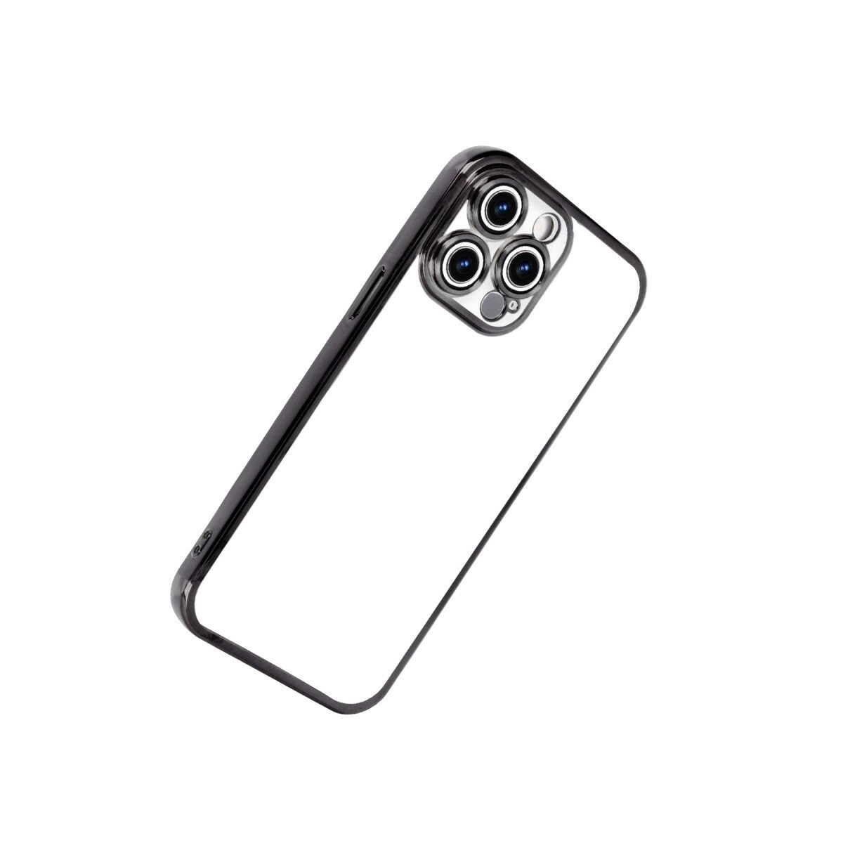 Apple İphone 15 Pro Max Razer Lensli Silikon - Siyah