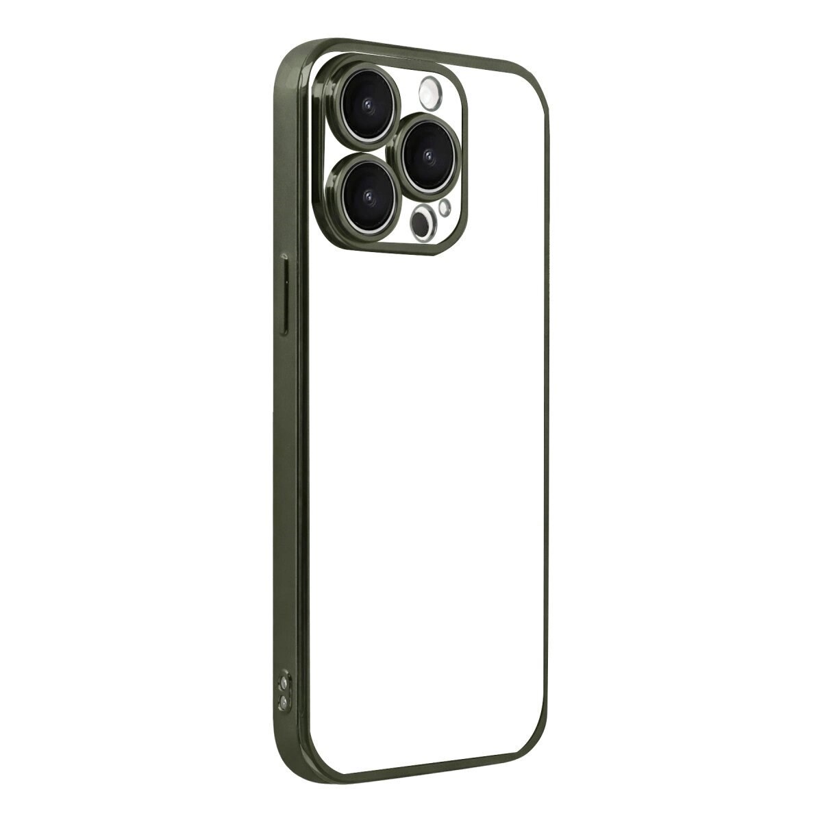 Apple İphone 15 Pro Max Razer Lensli Silikon - Yeşil