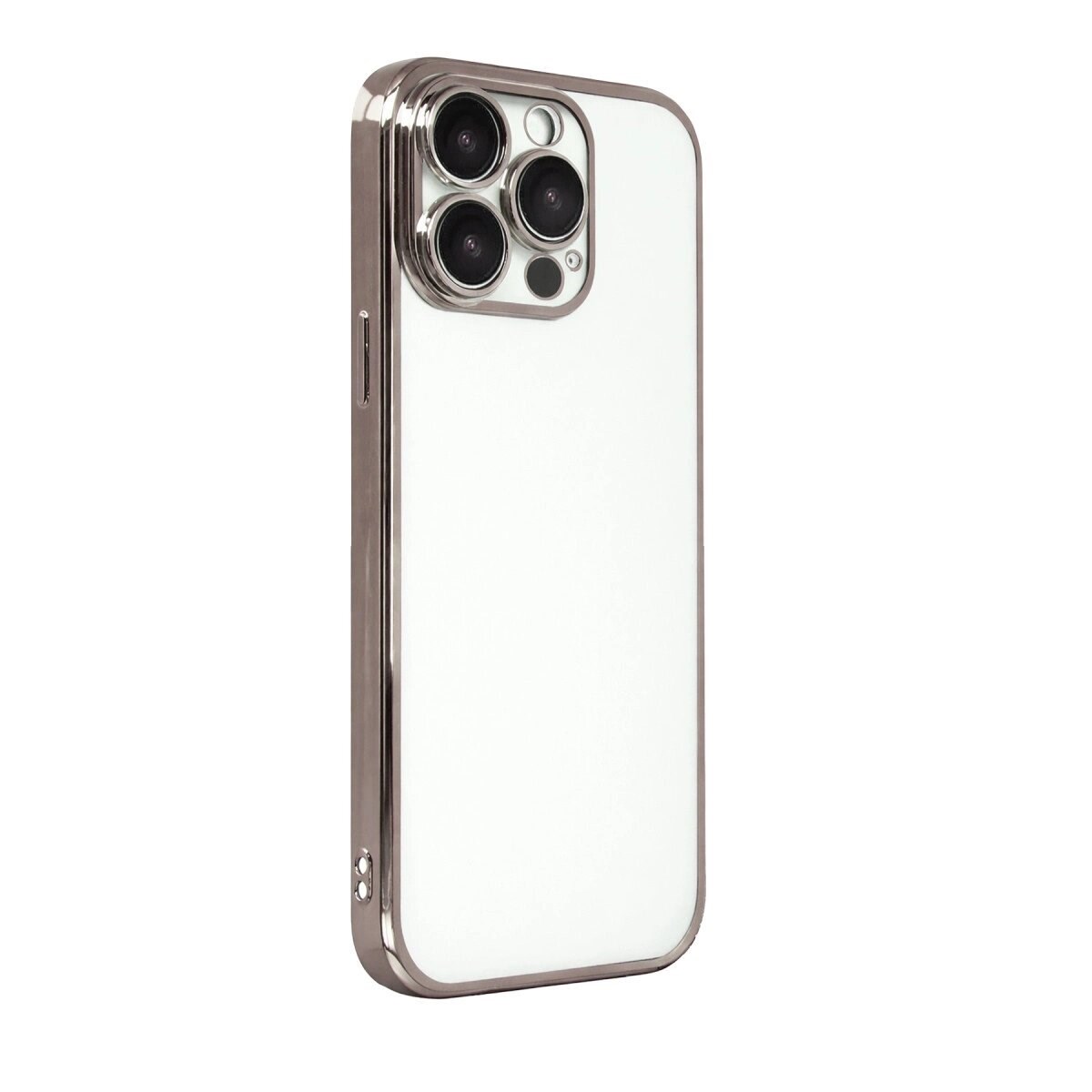 Apple İphone 15 Pro Max Razer Lensli Silikon - Titan Gri