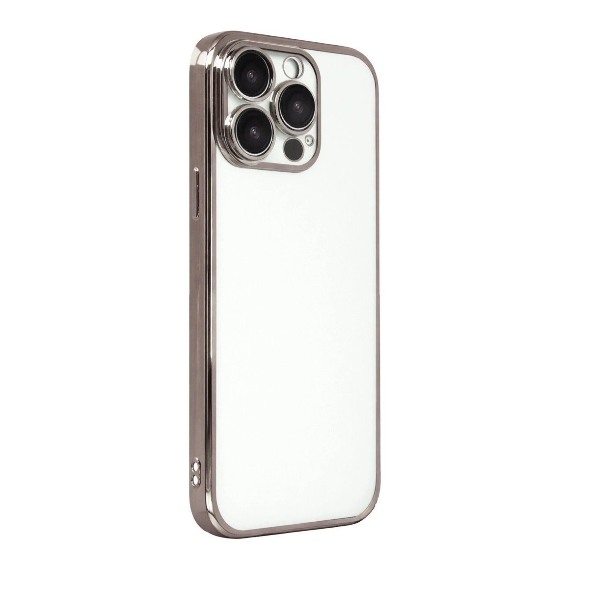 Apple İphone 15 Pro Max Razer Lensli Silikon - Titan Gri
