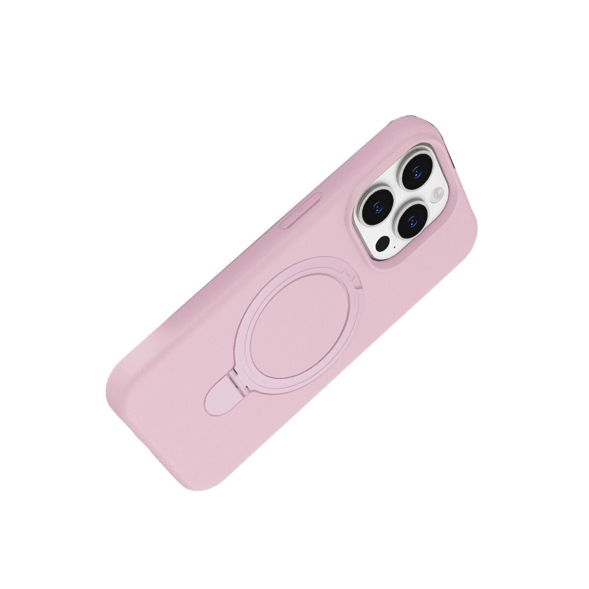 Apple İphone 15 Pro Max Regal Magsafe Standlı Kapak - Açık Pembe