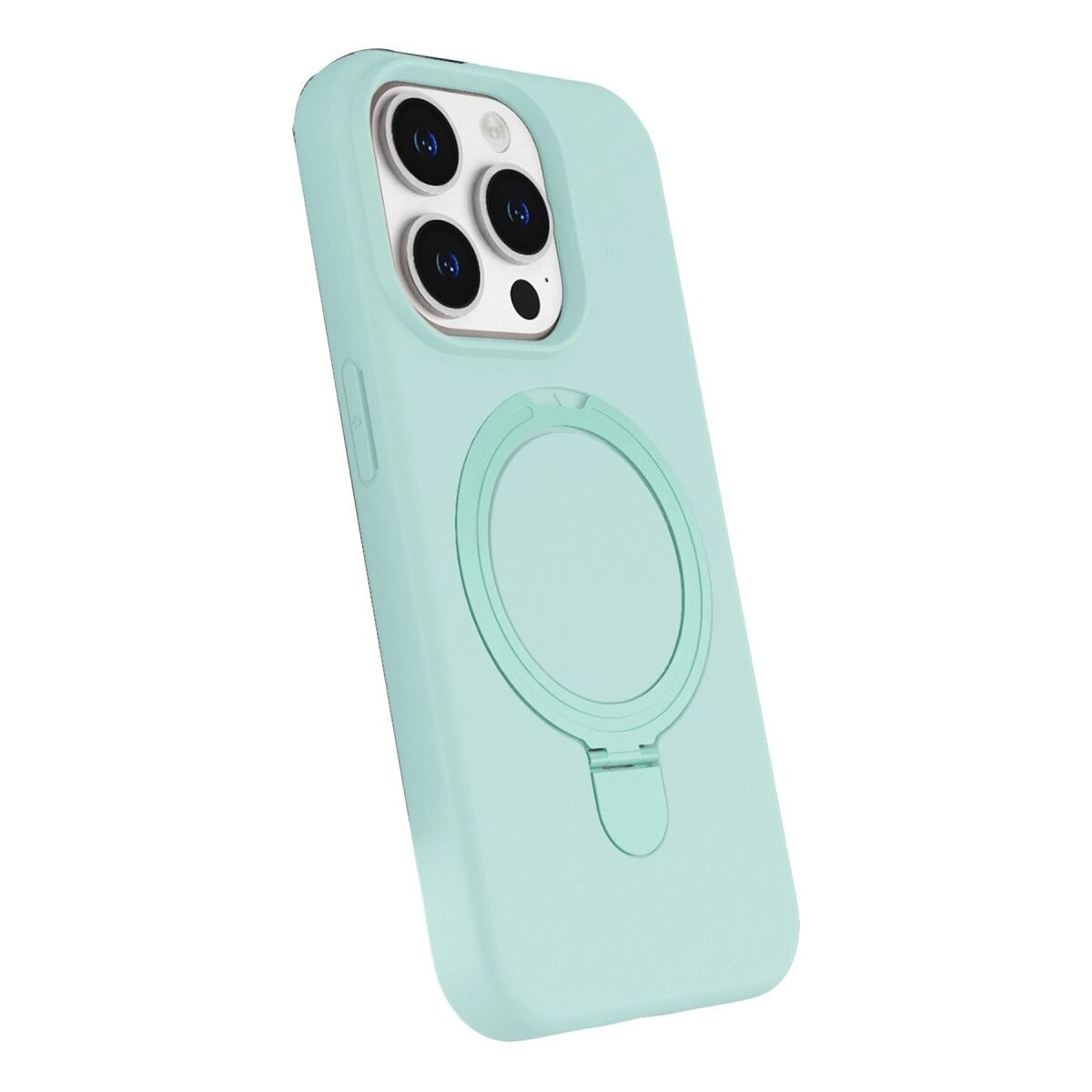 Apple İphone 15 Pro Max Regal Magsafe Standlı Kapak - Su Yeşili