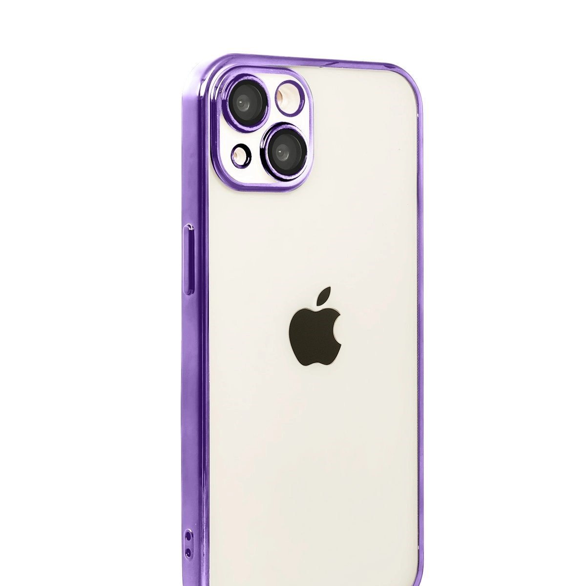 Apple İphone 15 Razer Lensli Silikon - Mor