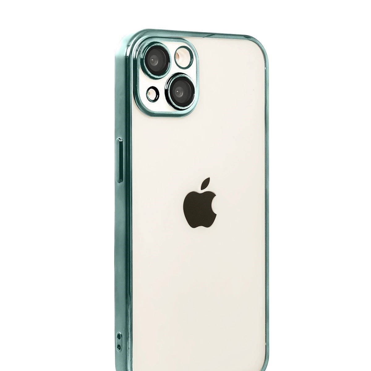 Apple İphone 15 Razer Lensli Silikon - Yeşil