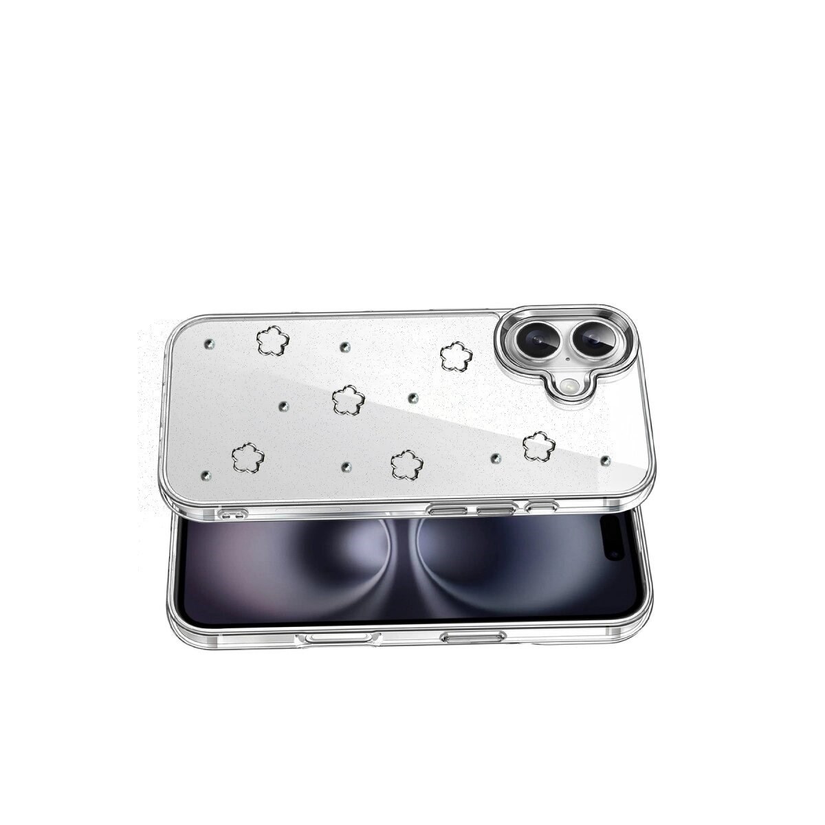 Apple İphone 16 Fiyonk Desenli Kapak - Desen 2