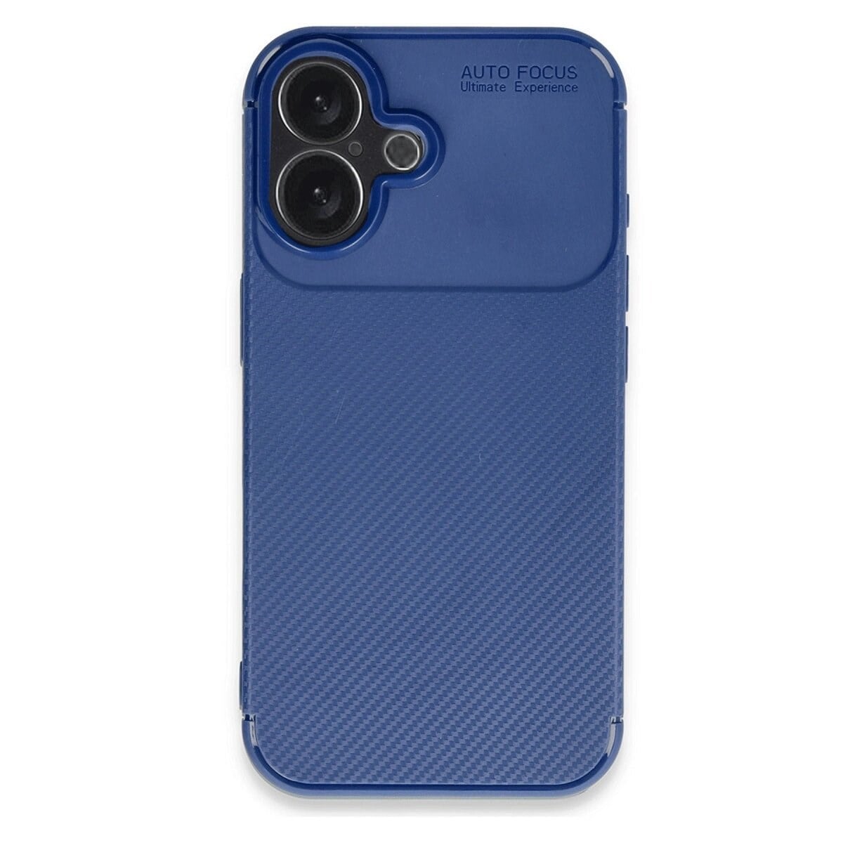 Apple İphone 16 Kılıf Auto Focus Karbon Kapak - Lacivert