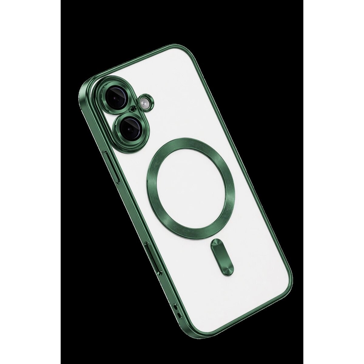 Apple İphone 16 Kılıf Kross Magneticsafe Kapak - Koyu Yeşil