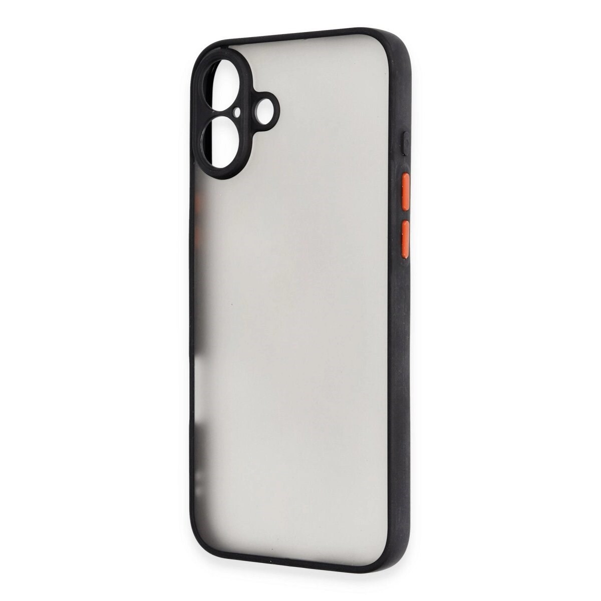 Apple İphone 16 Kılıf Montreal Silikon Kapak - Siyah