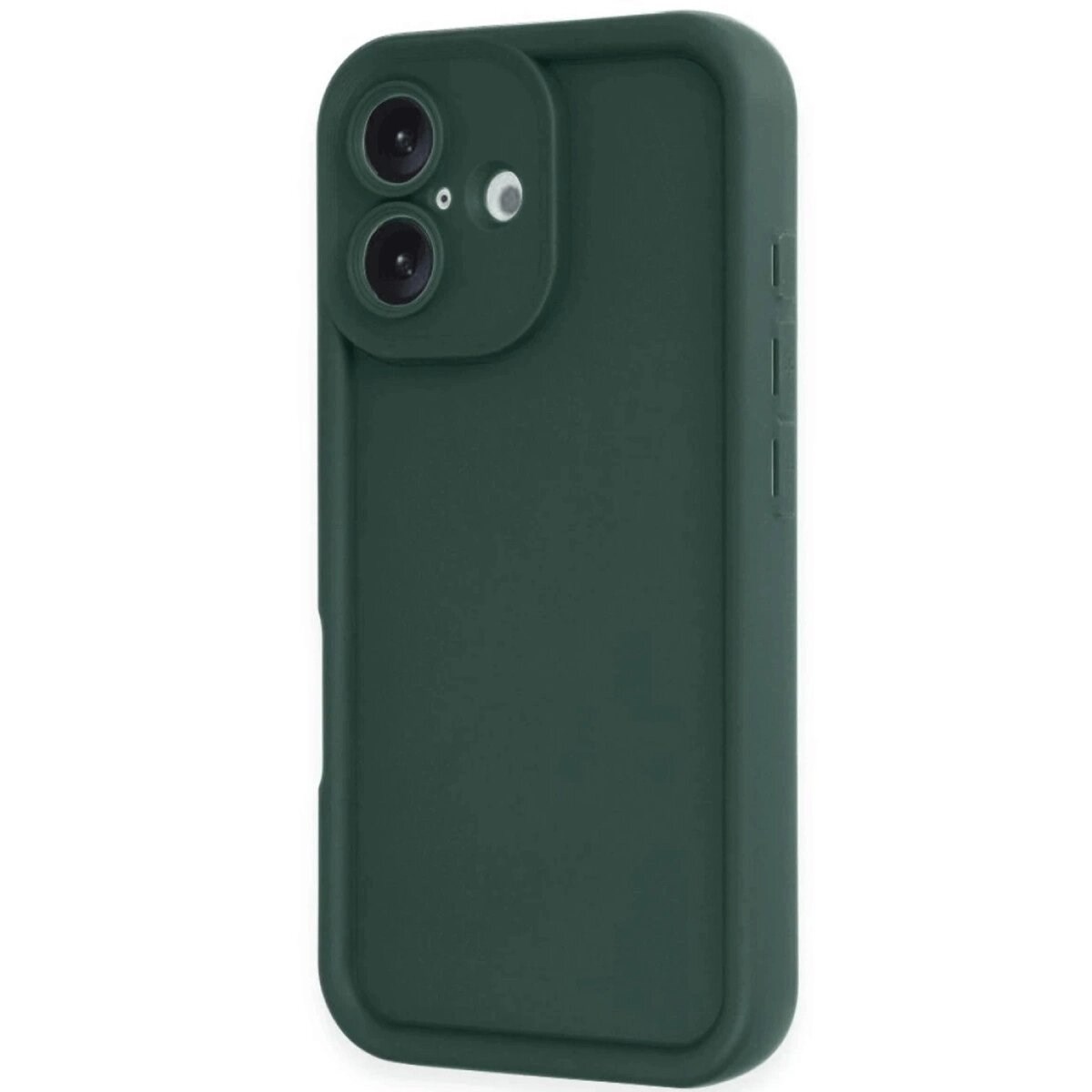 Apple İphone 16 Kılıf Viera Silikon - Koyu Yeşil