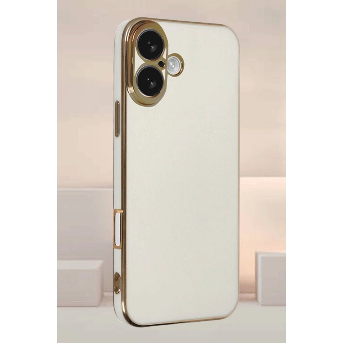 Apple İphone 16 Kılıf Volet Silikon - Mavi