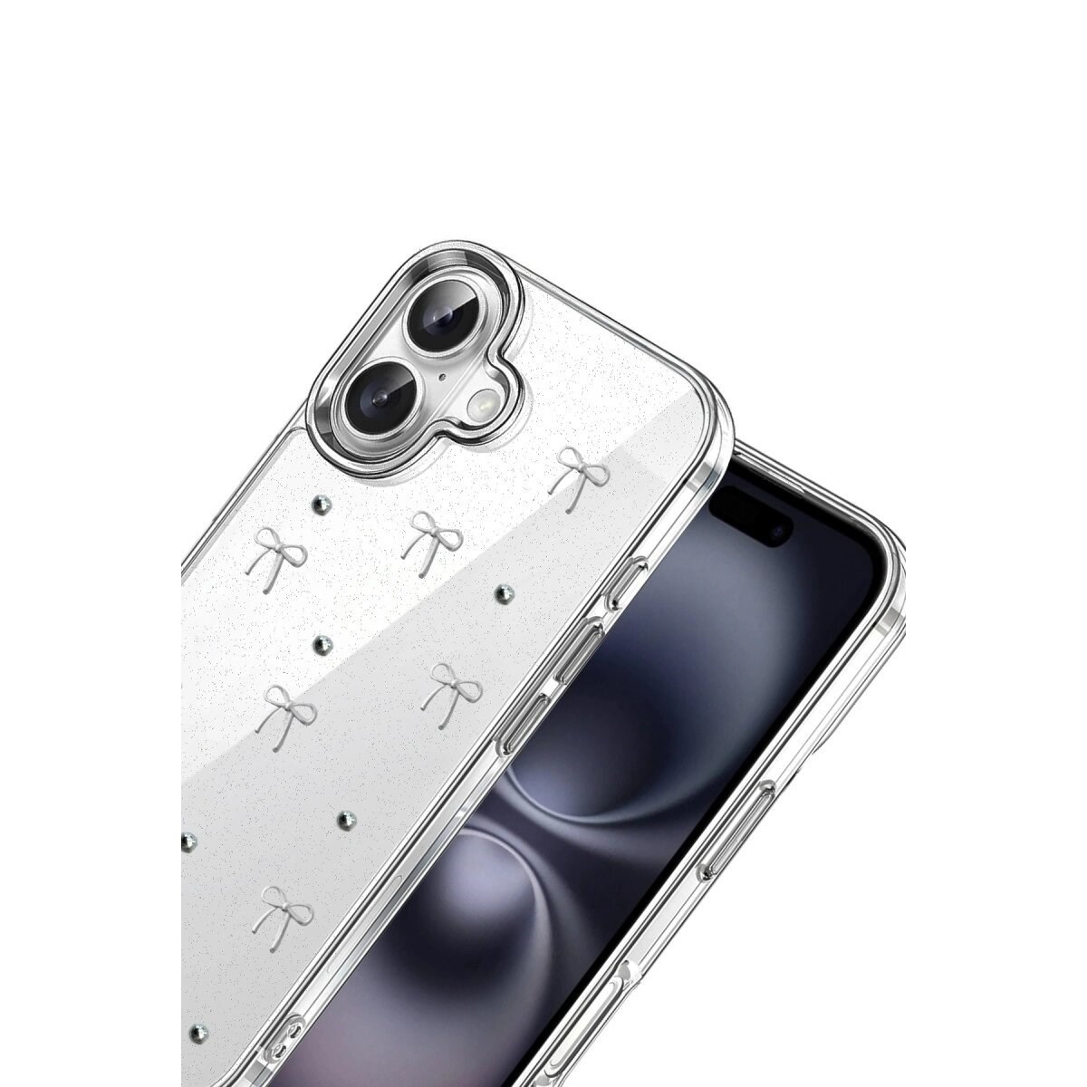 Apple İphone 16 Plus Fiyonk Desenli Kapak - Desen 5