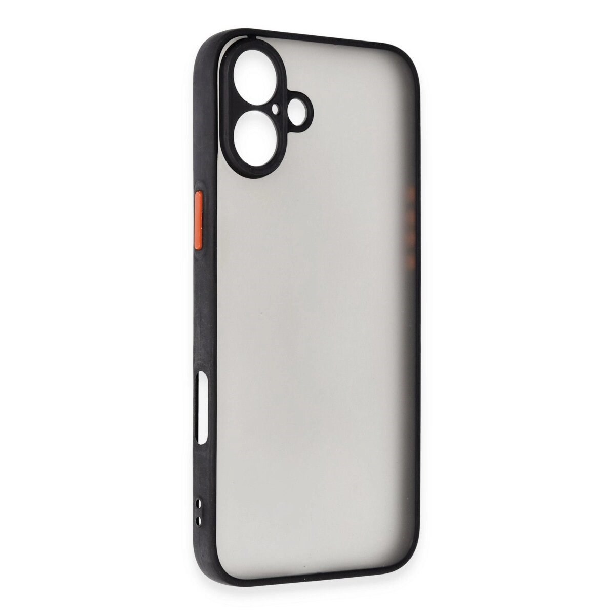 Apple İphone 16 Plus Kılıf Montreal Silikon Kapak - Siyah