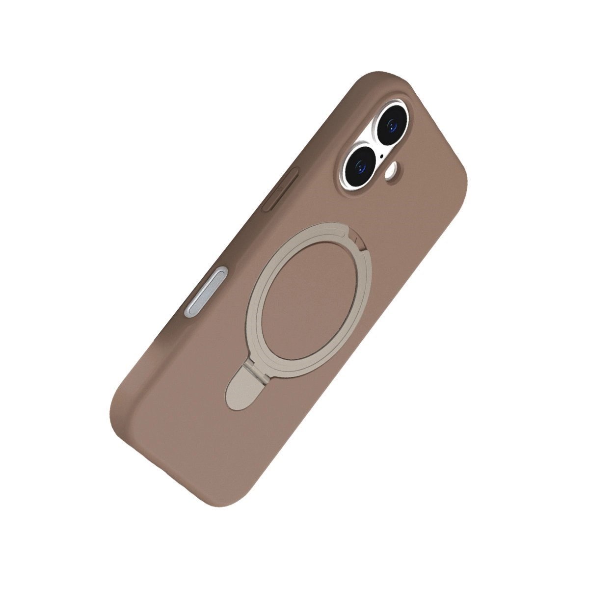 Apple İphone 16 Plus Regal Magsafe Standlı Kapak - Çöl Titanyum