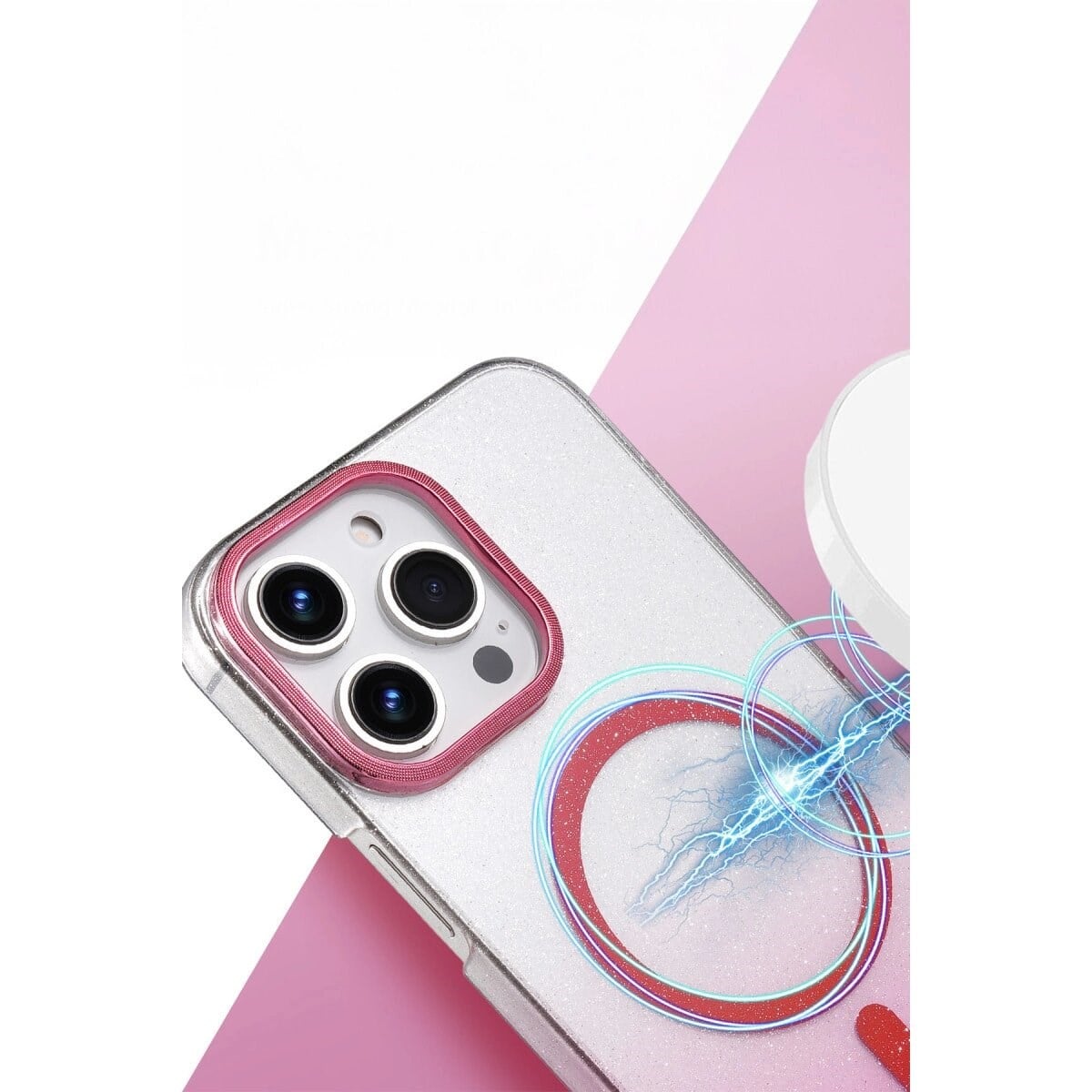Apple İphone 16 Pro Glossy Magsafe Kapak - Mavi