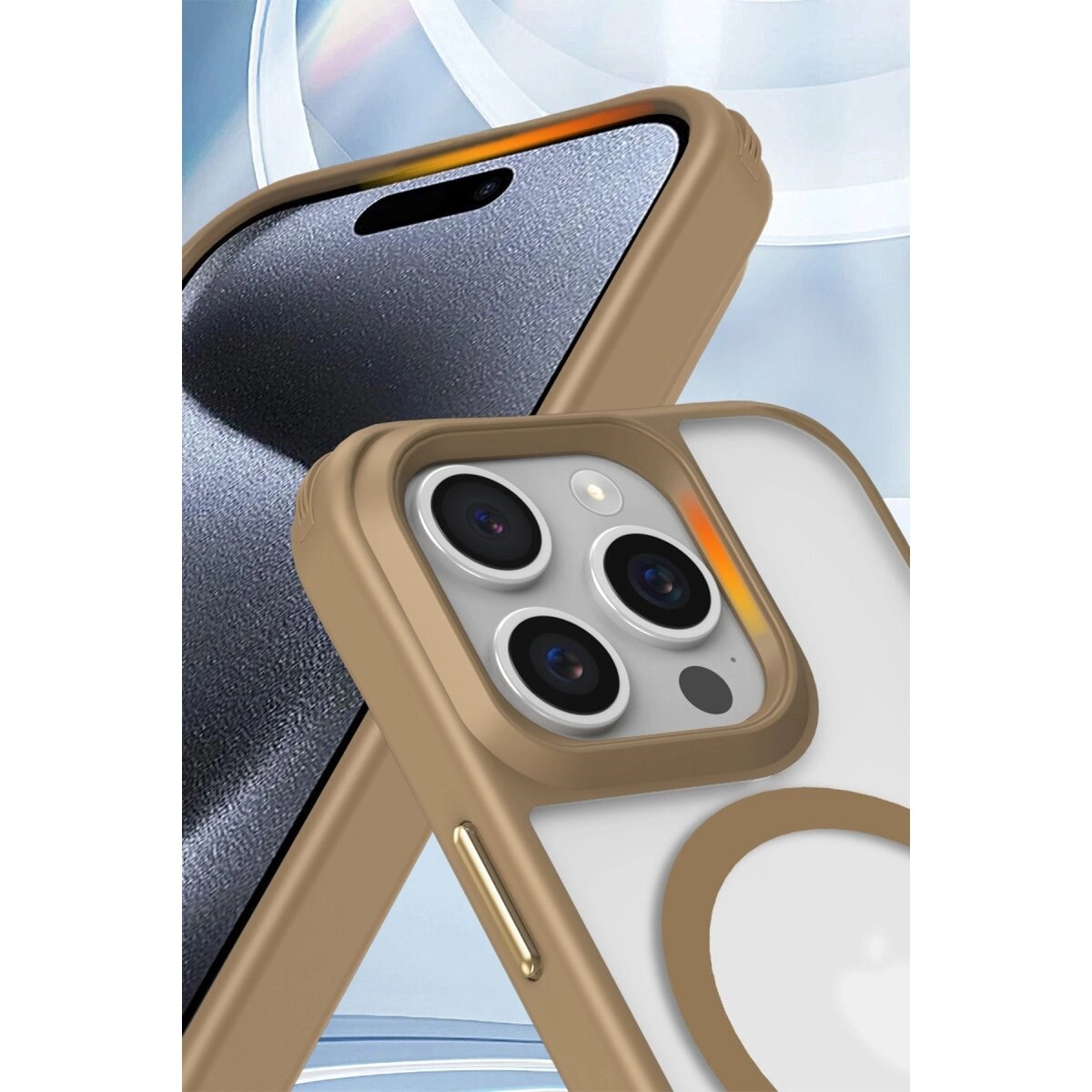 Apple İphone 16 Pro Kılıf Enka Magsafe Silikon Kılıf - Siyah