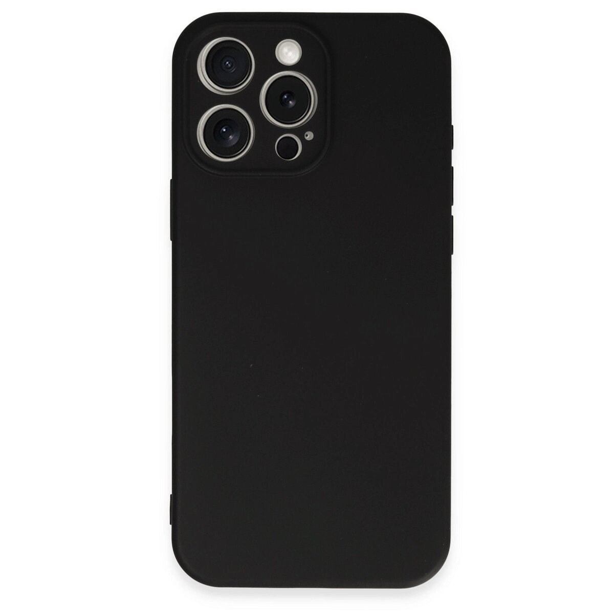 Apple İphone 16 Pro Kılıf First Silikon - Siyah