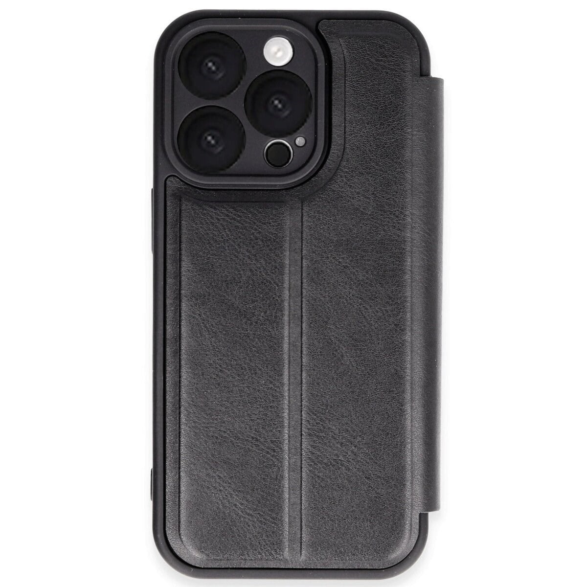Apple İphone 16 Pro Kılıf Flip Cover - Siyah