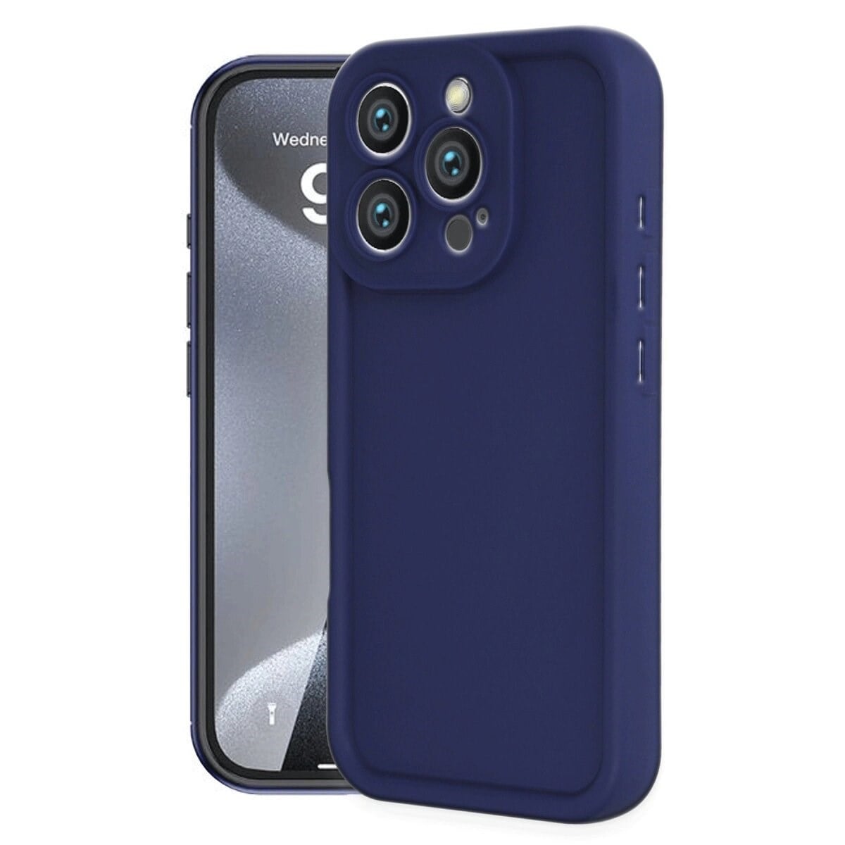 Apple İphone 16 Pro Kılıf Viera Silikon - Lacivert