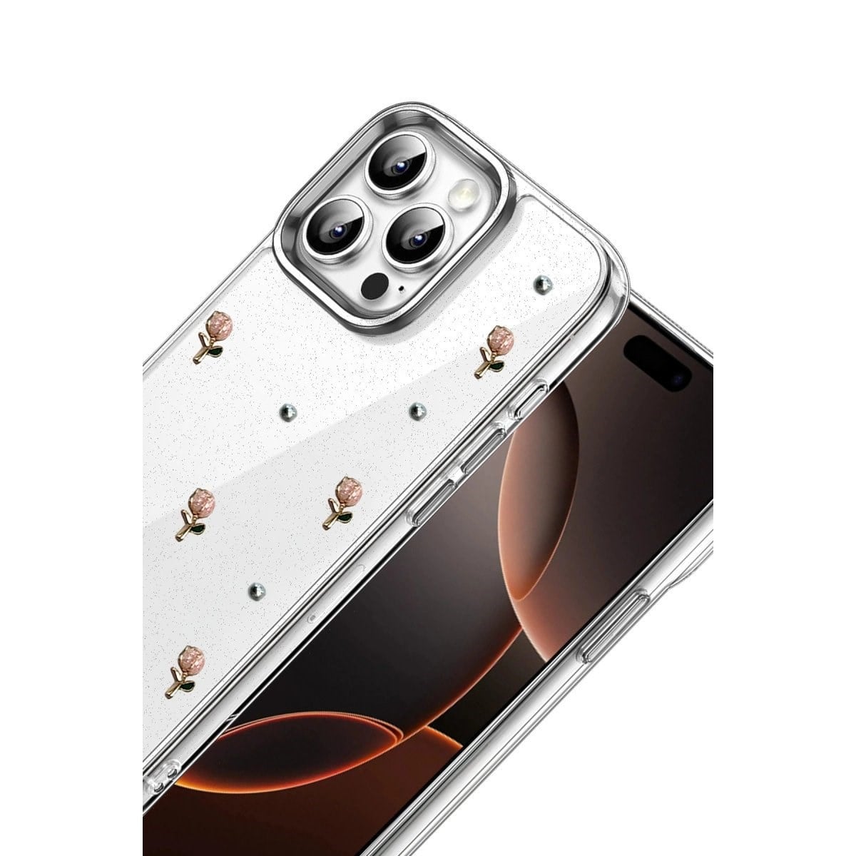 Apple İphone 16 Pro Max Fiyonk Desenli Kapak - Desen 6