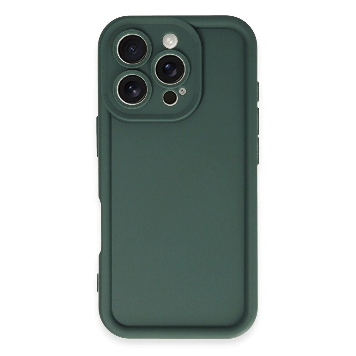 Apple İphone 16 Pro Max Kılıf Viera Silikon - Koyu Yeşil