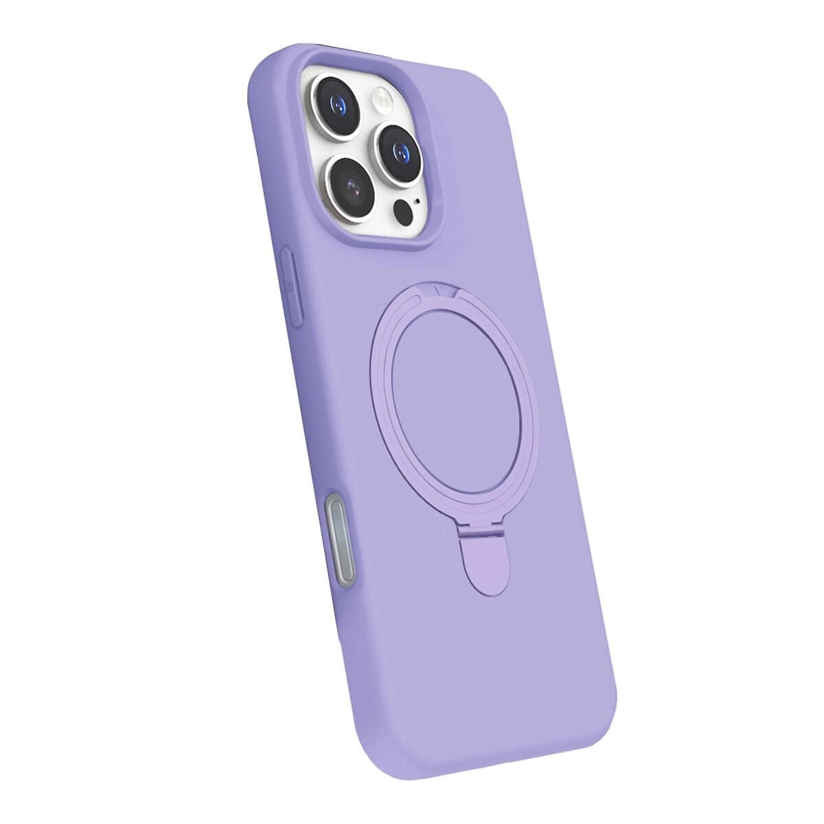 Apple İphone 16 Pro Regal Magsafe Standlı Kapak - Lila