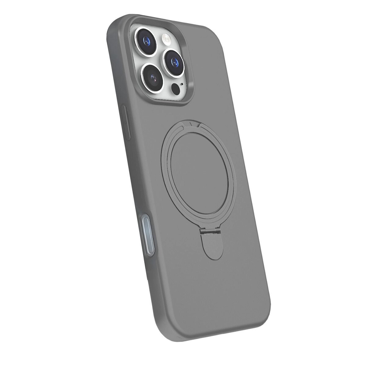 Apple İphone 16 Pro Regal Magsafe Standlı Kapak - Titan Gri