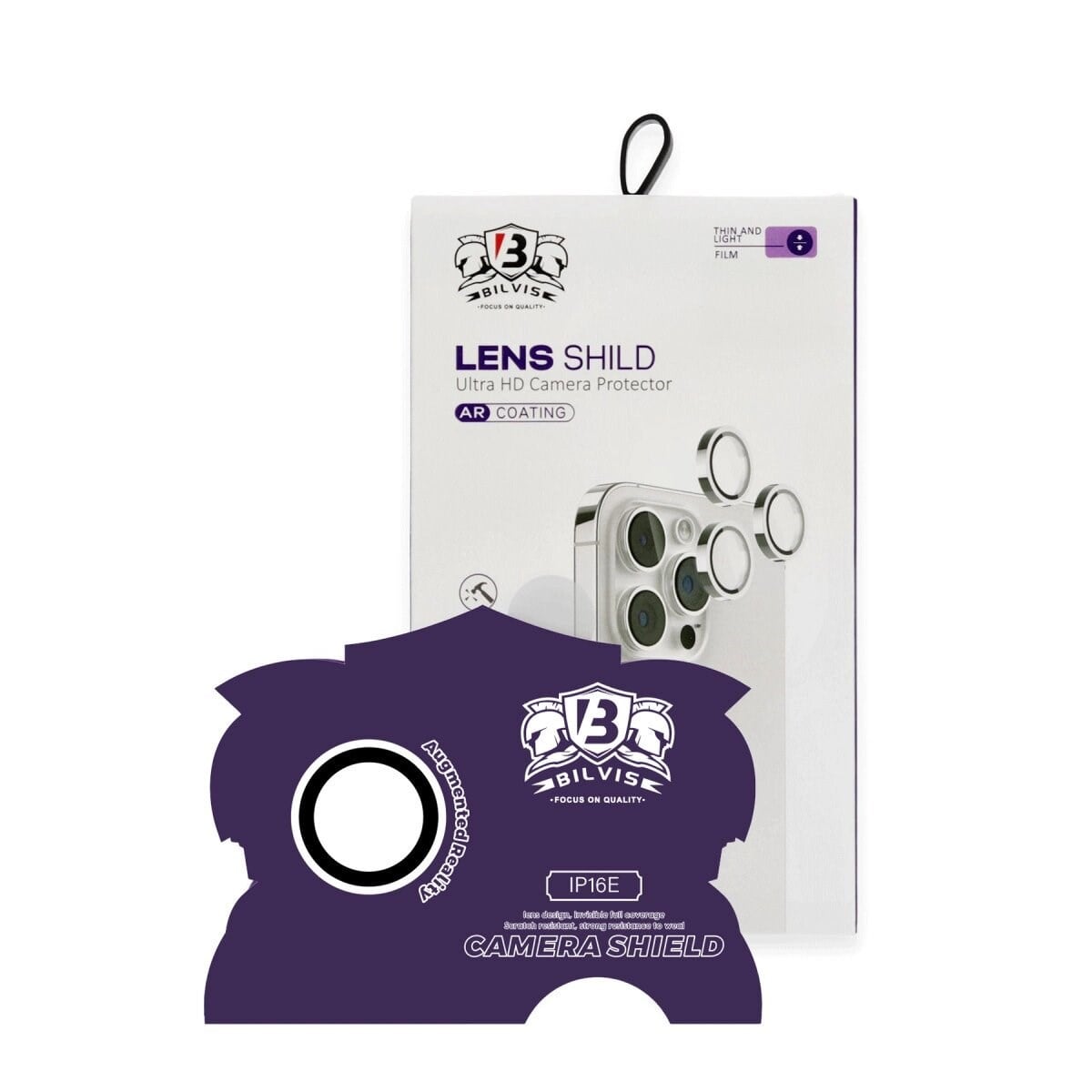 Apple İphone 16e Bilvis Titan Kamera Lens - Beyaz