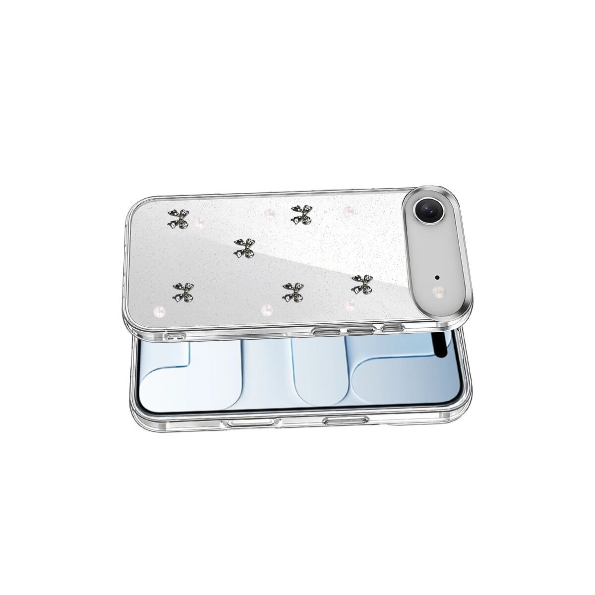 Apple İphone 17 Air Fiyonk Desenli Kapak - Desen 8