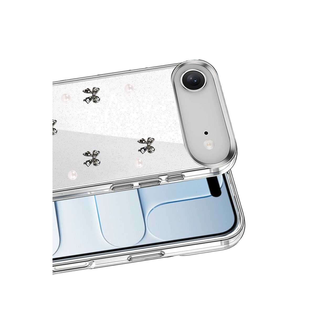 Apple İphone 17 Air Fiyonk Desenli Kapak - Desen 8