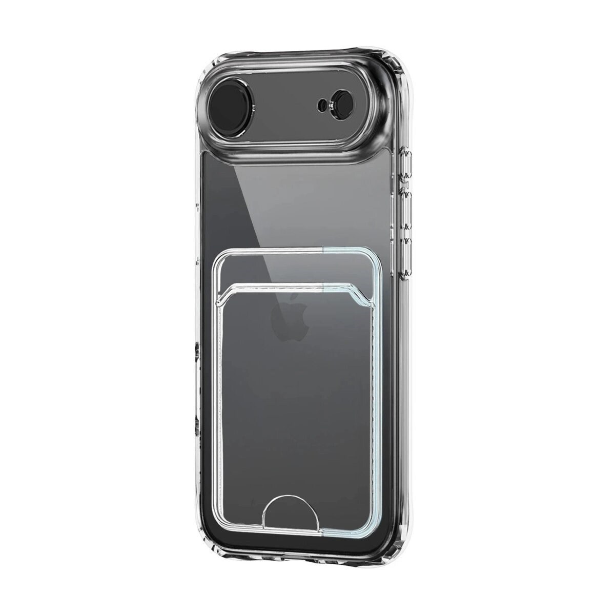 Apple İphone 17 Air Kart Şeffaf Silikon - Şeffaf