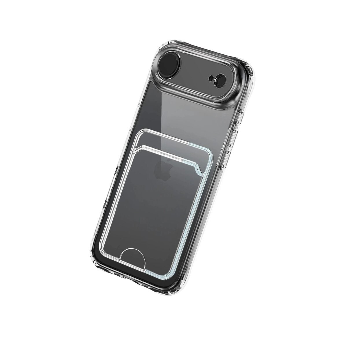 Apple İphone 17 Air Kart Şeffaf Silikon - Şeffaf