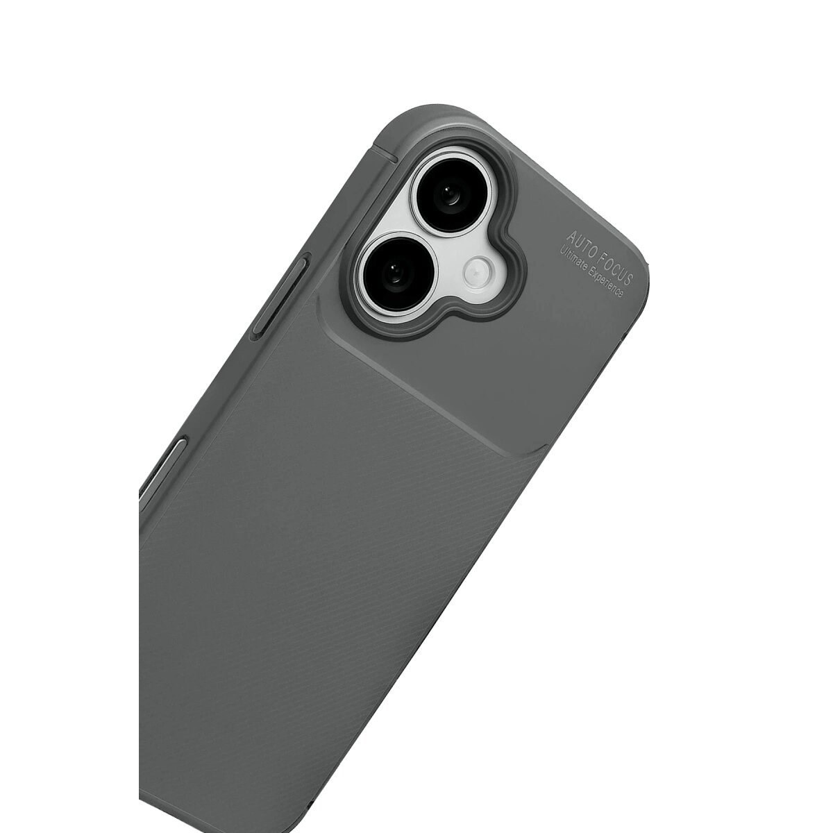Apple İphone 17 Auto Focus Karbon Kapak - Gri