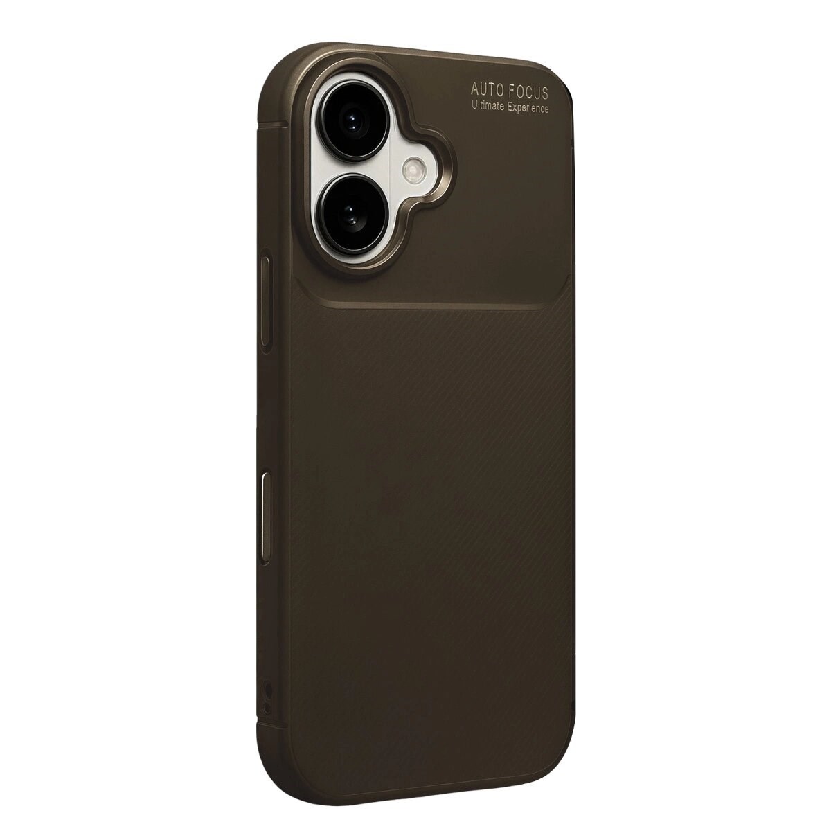 Apple İphone 17 Auto Focus Karbon Kapak - Kahverengi