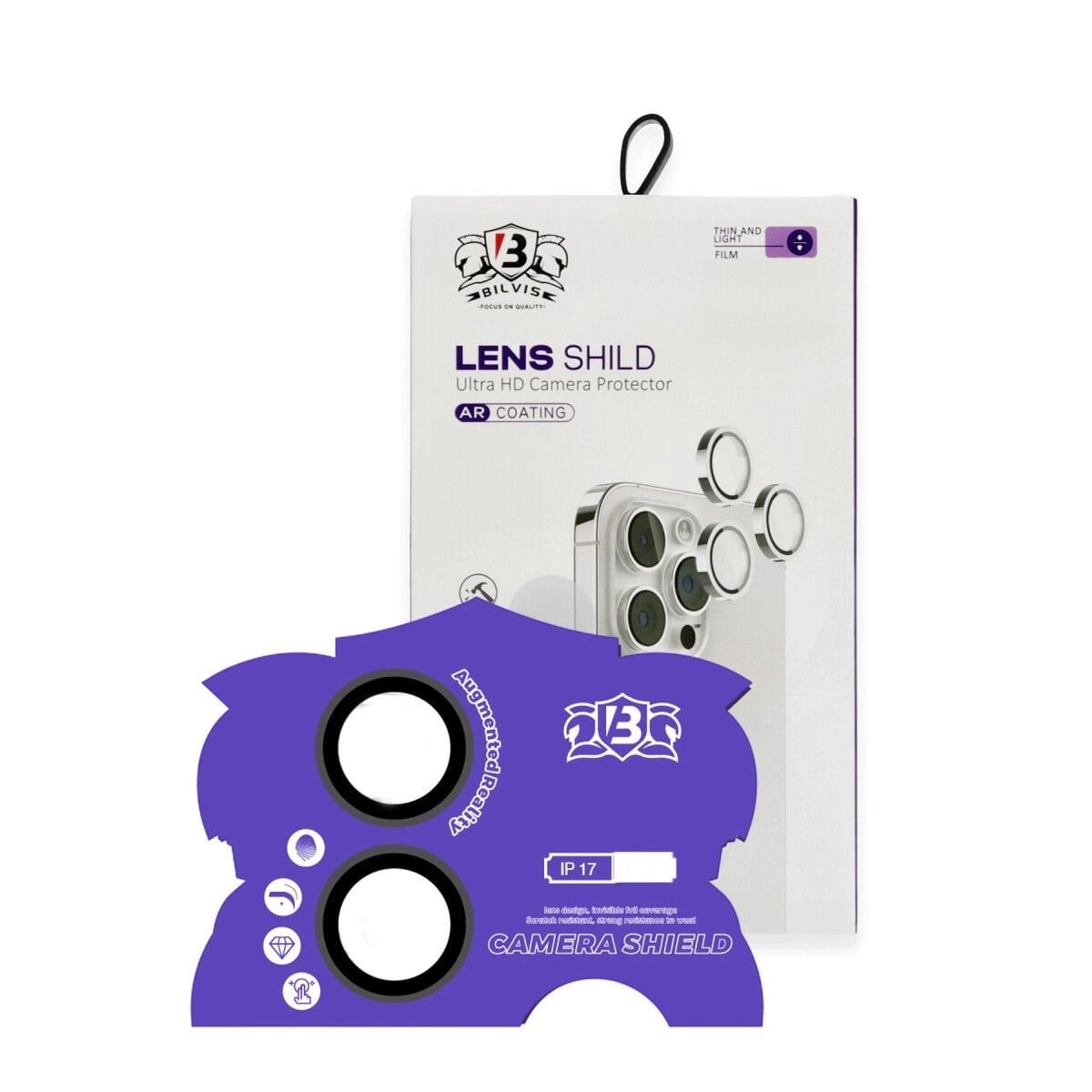 Apple İphone 17 Bilvis Titan Kamera Lens - Siyah