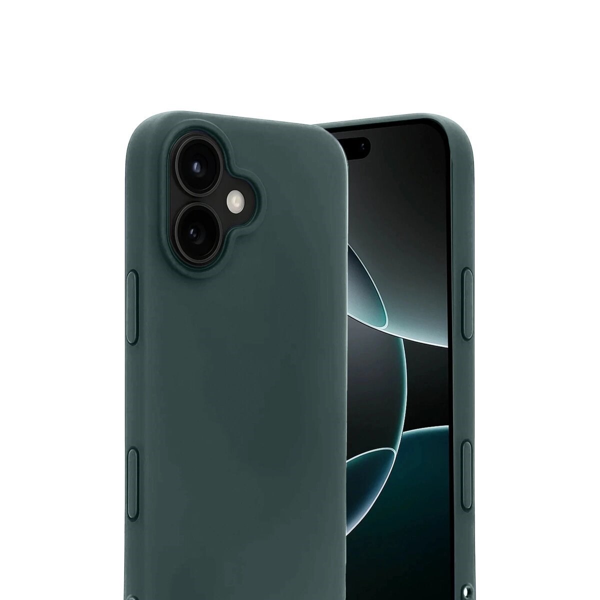 Apple İphone 17 First Silikon - Koyu Yeşil