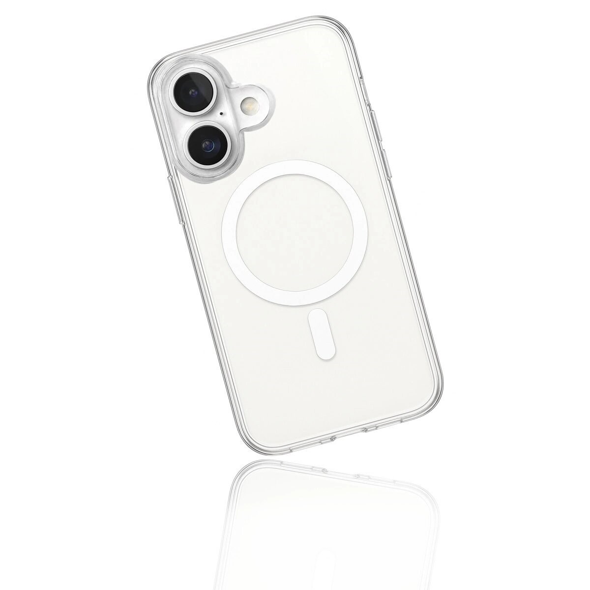 Apple İphone 17 Kılıf Magneticsafe Şeffaf Silikon - Şeffaf