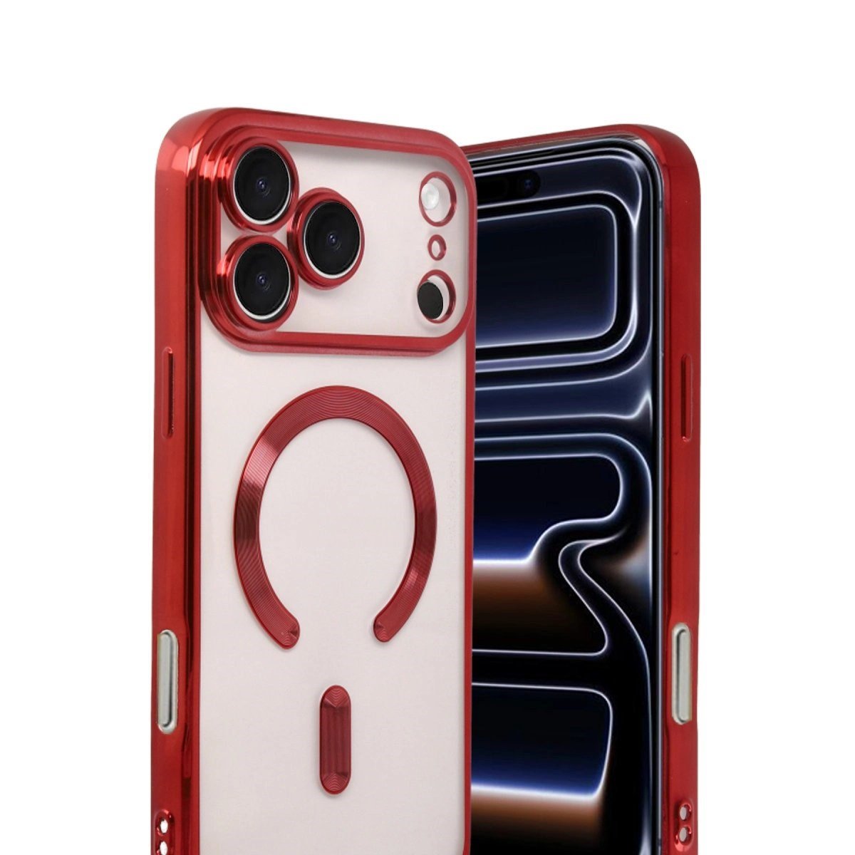 Apple İphone 17 Pro Kross Magneticsafe Kapak - Kırmızı