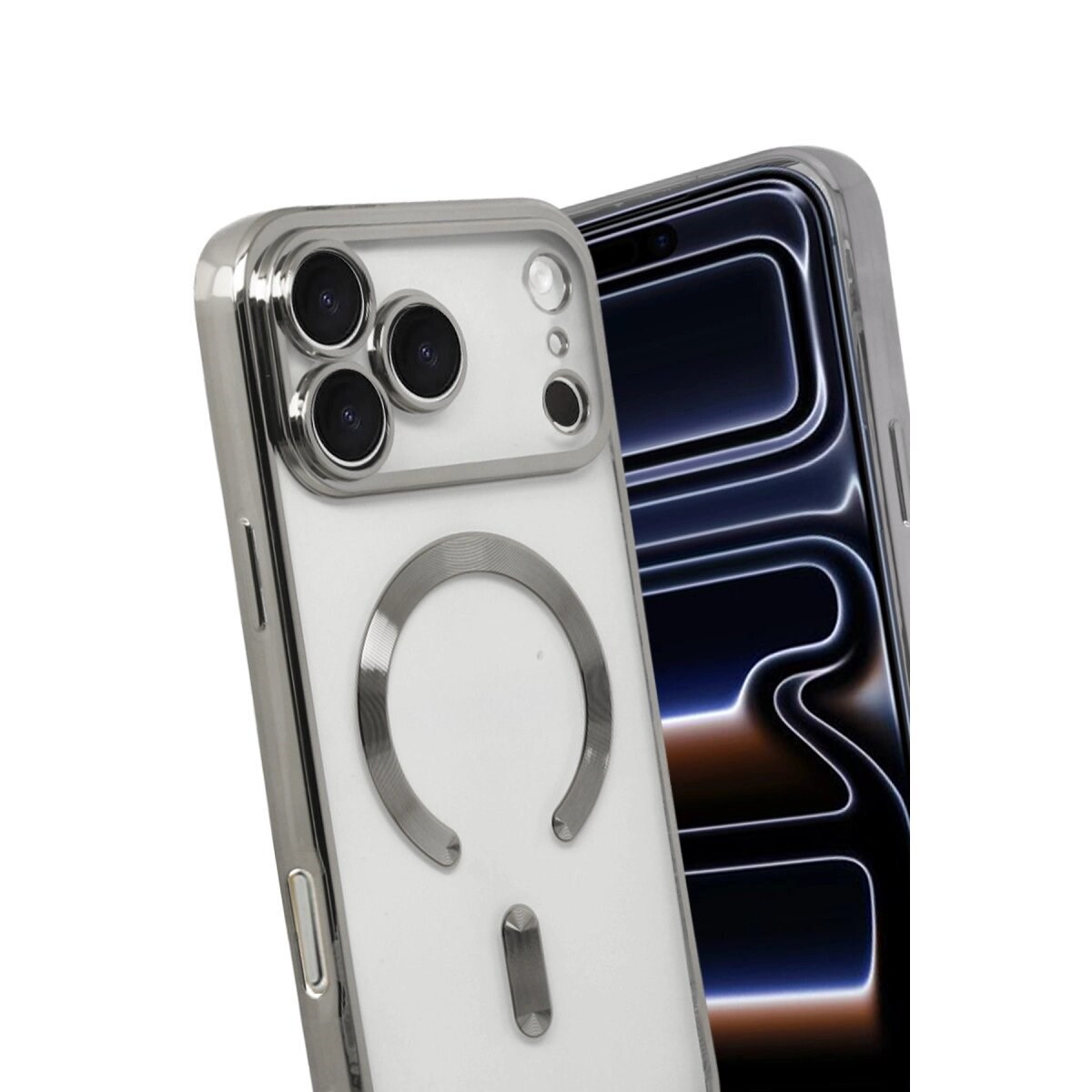 Apple İphone 17 Pro Kross Magneticsafe Kapak - Gümüş