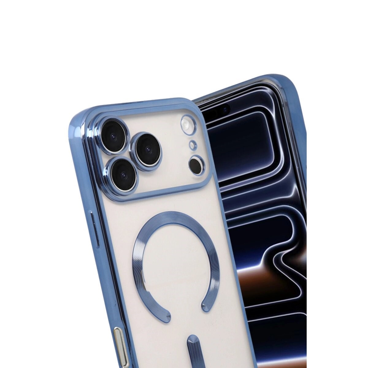 Apple İphone 17 Pro Max Kross Magneticsafe Kapak - Sierra Blue