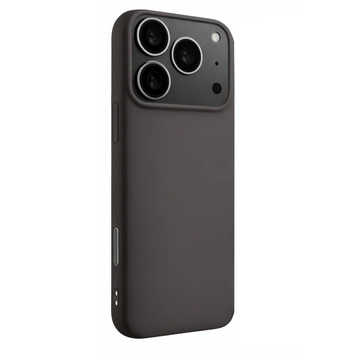 Apple İphone 17 Pro Max Nano İçi Kadife Silikon - Gri