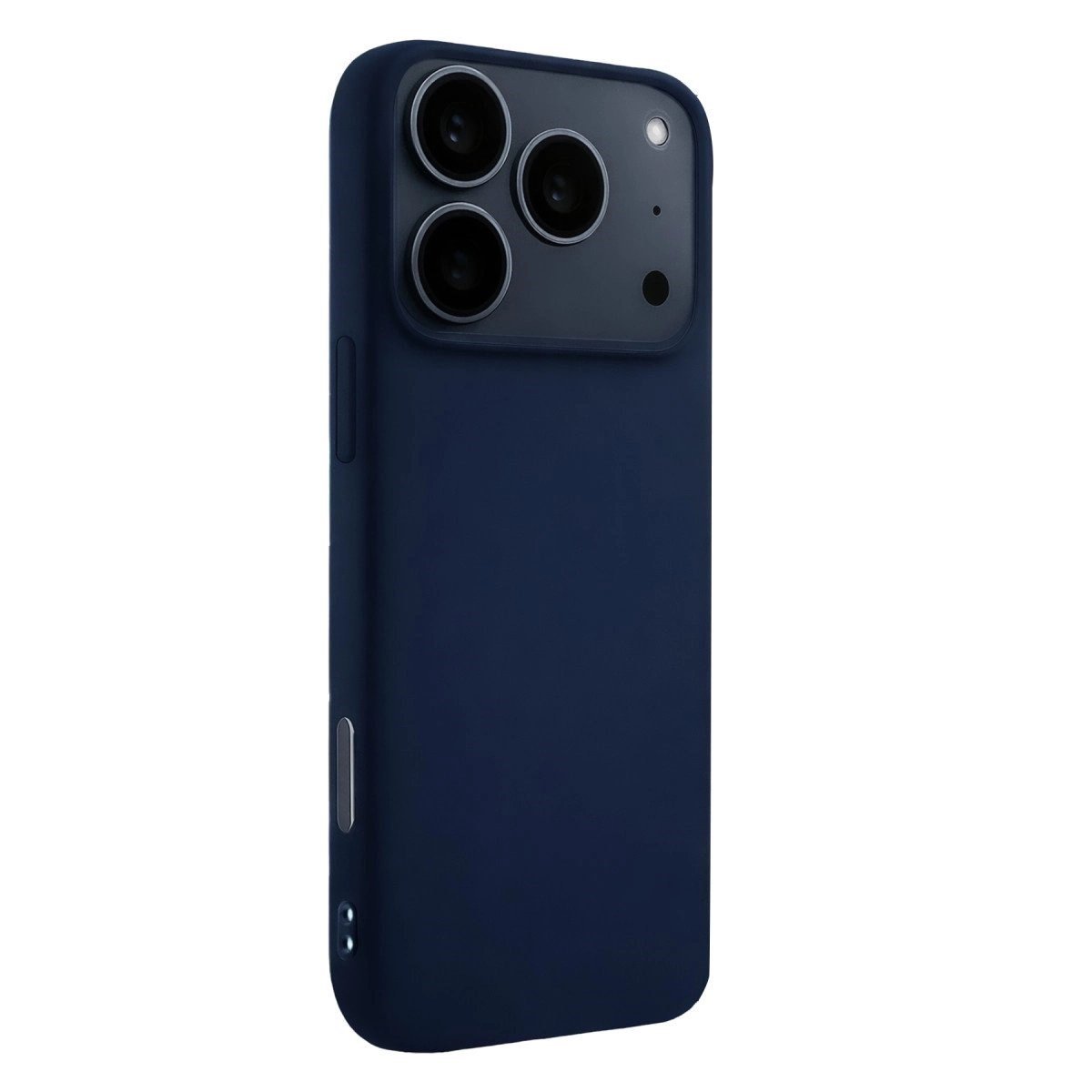 Apple İphone 17 Pro Max Nano İçi Kadife Silikon - Lacivert