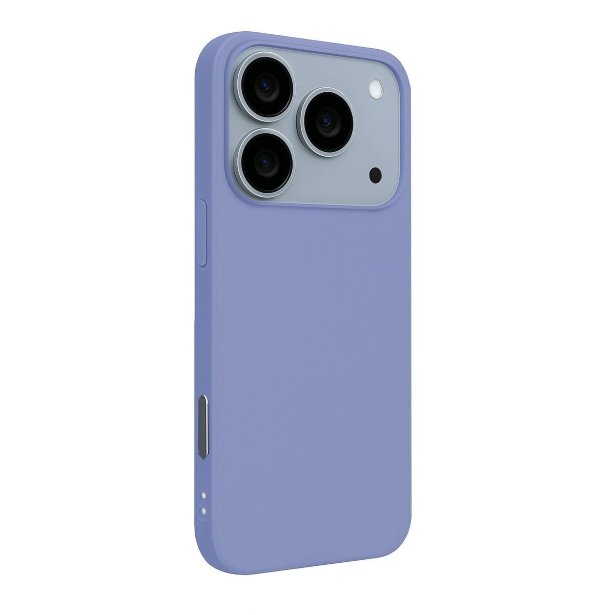 Apple İphone 17 Pro Max Nano İçi Kadife Silikon - Lila