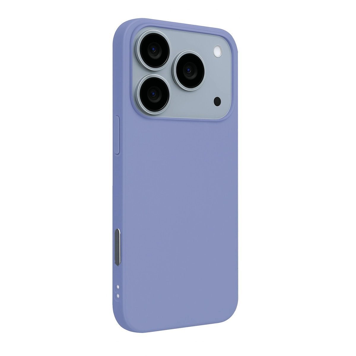 Apple İphone 17 Pro Max Nano İçi Kadife Silikon - Lila