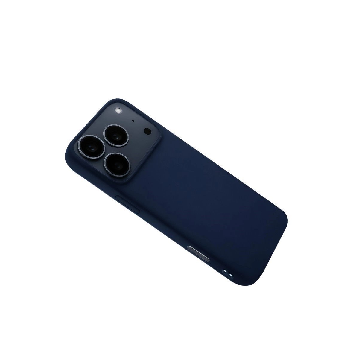 Apple İphone 17 Pro Max Nano İçi Kadife Silikon - Lacivert